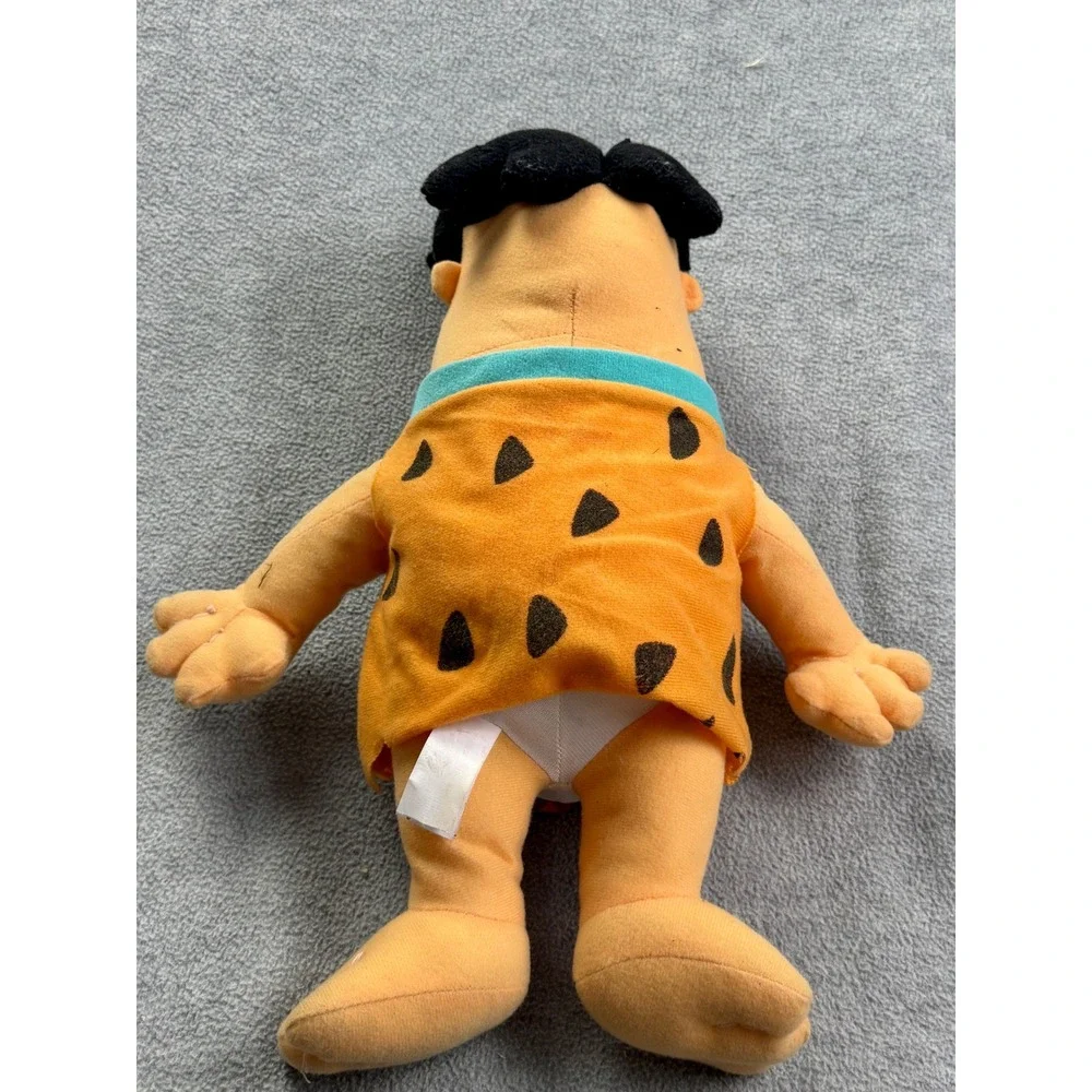 The Flintstones Fred Flintstone Plush Soft Toy Orange Tunic Tie Hanna-Barbera